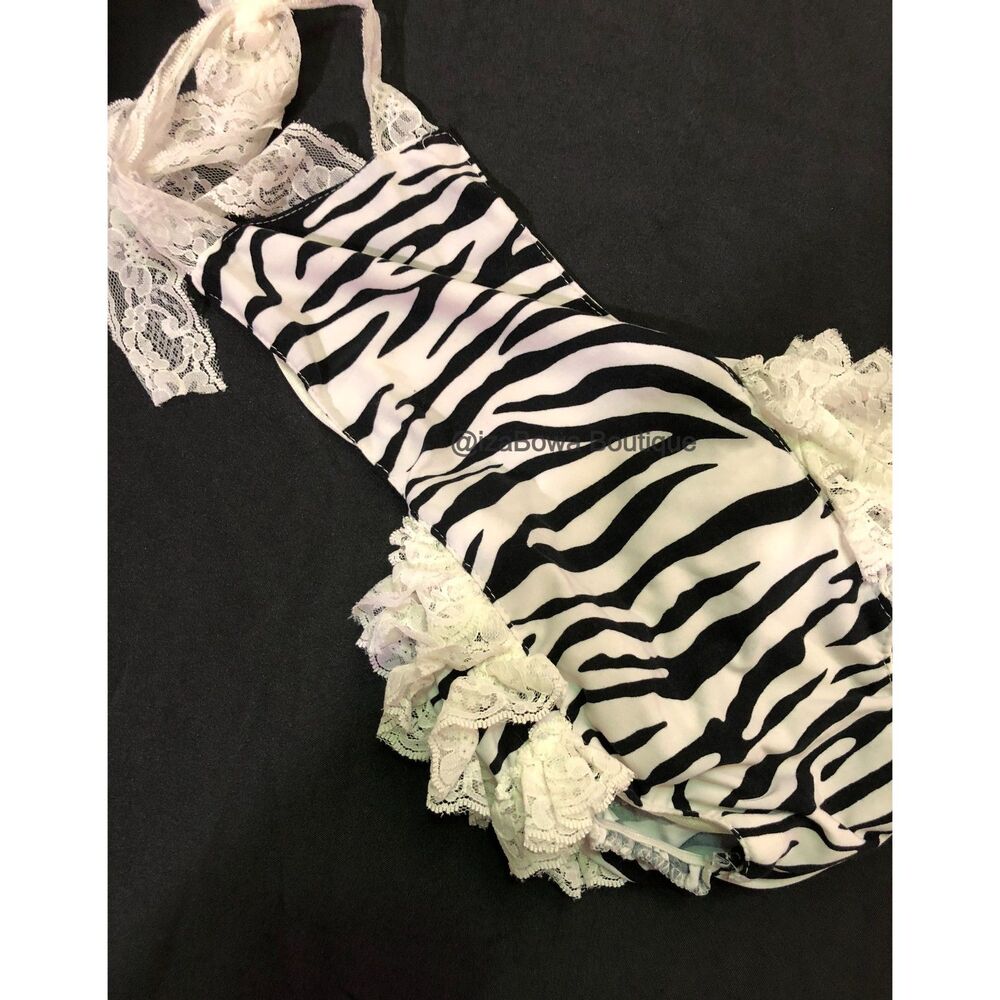 Zebra Sunset Romper  13209  9 month (I)  NWT Boutique